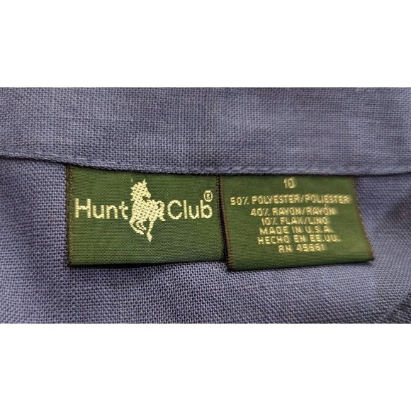 Vintage 90s Jumper Dress Blue Midi Length Button Front Misses Size 10 New - Picture 4 of 8